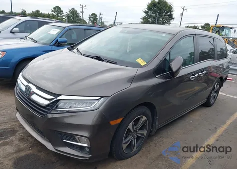 2019 Honda Odyssey Touring from USA, damaged, VIN 5FNRL6H81KB001724